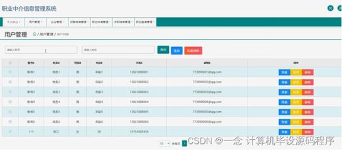 Java計(jì)算機(jī)畢業(yè)設(shè)計(jì) 職業(yè)中介信息管理系統(tǒng)的開發(fā)與部署
